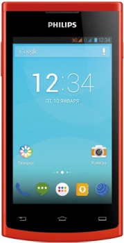 Philips S308 Xenium Dual Sim Red Philips S308 Xenium Dual Sim Red